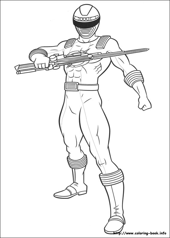 Power Rangers coloring picture